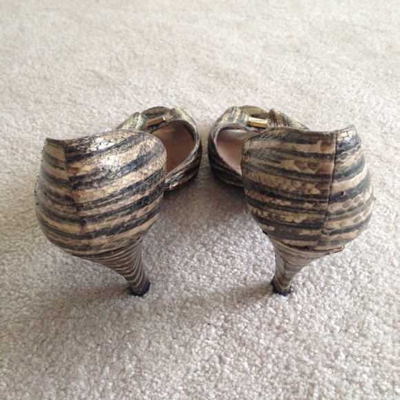 Rare 1960’s Vintage Peep Toe Heels (Sz; 8) - Picture 3 of 8